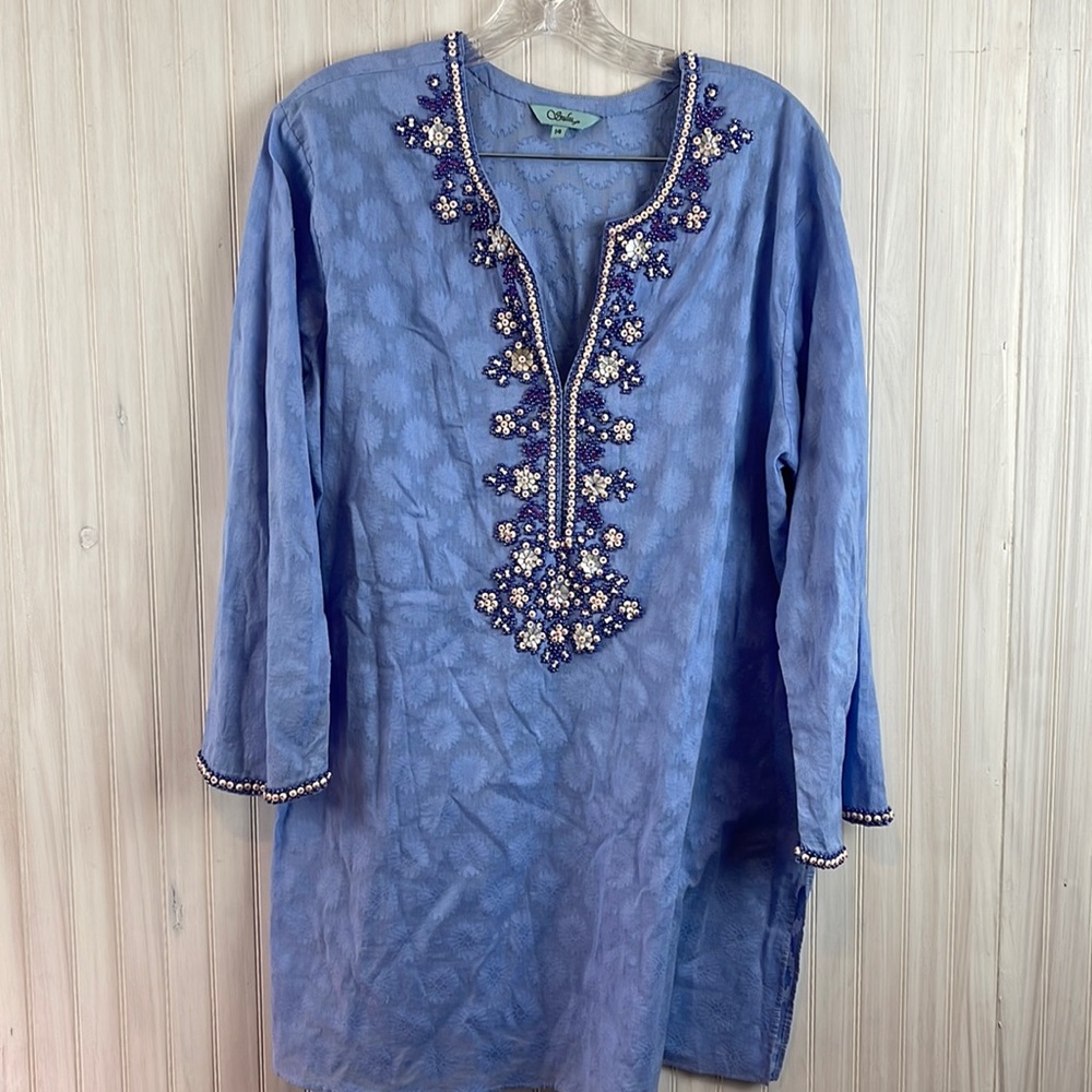 SULU BEADED SWIM COVERUP 14